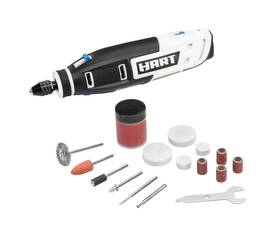 Hfrl01 Hart Battery Powered 4 Volt Rotary Tool Kit With Accessories