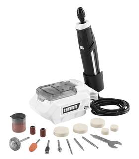 Hprl50 Hart 20-volt Precision Craft Rotary Tool Battery Not Included