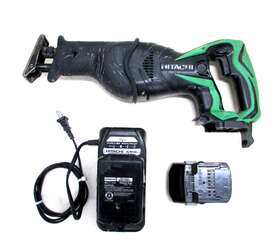 18dsl Hitachi Tools 18v Cordless Reciprocating Saw Cr With 2 Battery And Charger