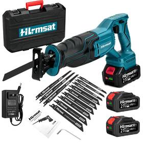 Hlrmsat 704920442086 21v Brushless Reciprocating Saw Cordless Power Sawzaw With Blue
