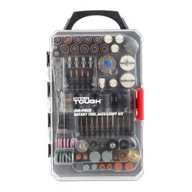 Au50064a Hyper Tough 208 Piece Rotary Tool Accessory Kit With Storage Case