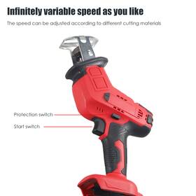 Jahy2tech 883148350554 24v Cordless Reciprocating Saw Kit 8 Blades 2 Batteries Wood/metal Cut