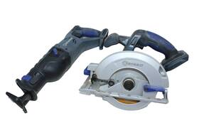 K18nr-16a Kobalt Qty 2 Circular 18v And Reciprocating Saw Cordless Tool Only Tested Working