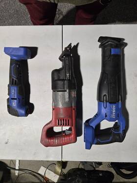 3171-1 Kobalt Milwaukee 24v Max Brushless Reciprocating Saw And Sawzall Corded Lot