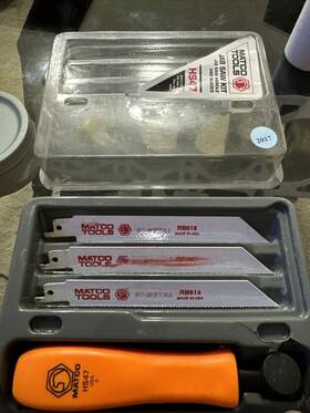 Hs47 Matco Tools Rare Jab Saw Blade Holder Kit With Case