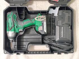 Metabo Wh18dgl Hpt Cordless Impact Driver Set 18v 1/2 Inch With Battery Charger Case Euc