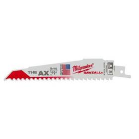 48-00-8021 Milwaukee 045242082285 Tool 6 Inch 5 Tpi The Ax Sawzall Blade 25 Pk