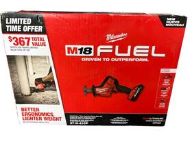 Milwaukee 045242374779 M18 Fuel 18v Lithium-ion Brushless Cordless Hackzall Reciprocating Saw With High