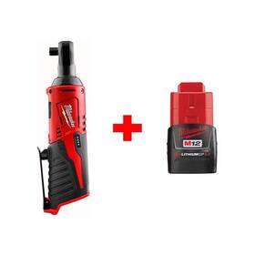 2457-20-48-11-2420 Milwaukee Cordless Ratchet 12v Lithium-ion Variable Speed Red
