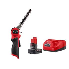 2482-20-48-59-2440 Milwaukee Bandfile 1/2 Inch X 18 12v Brushless Cordless With 4 Ah Battery And Charger