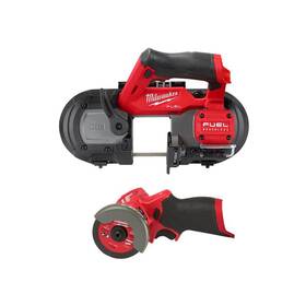 2529-20-2522-20 Milwaukee Portable Band Saw M12 Fuel 12v Lithium-ion Cordless Compact 2-tool Red