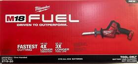 262061-24232326 Milwaukee 2719-20 Fuel M18 Volt Hackzall Reciprocating Saw New In Box