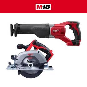 2621-20-2630-20 Milwaukee Sawzall Reciprocating Saw Circular 6-1/2 Inch 18v Li-ion Cordless