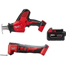 2625-20-2626-20-48-11-1850 Milwaukee Hackzall Reciprocating Saw 18v Cordless With Multi-tool 5.0 Ah Battery