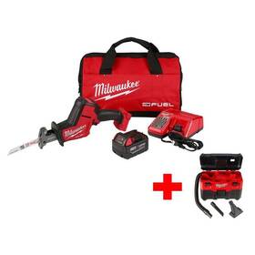 2719-21-0880-20 Milwaukee Hackzall Reciprocating Saw Kit Cordless Brushless 18v Wet/dry Vacuum
