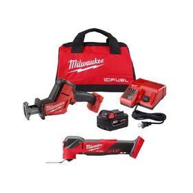 2719-21-2836-20 Milwaukee Hackzall Reciprocating Saw Kit Oscillating-tool 18v Li-ion Cordless