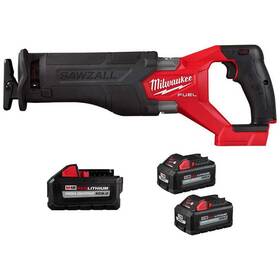 2821-20-48-11-1880-48-11-1862 Milwaukee Sawzall Reciprocating Saw 18v Li-ion Brushless Cordless With 3 Batteries