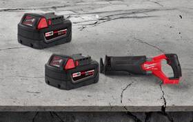 2821-20b5 Milwaukee M18 - Fuel 18v Sawzall Reciprocating Saw 2 Batteries Fast