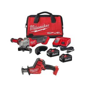 2882-22-2719-20 Milwaukee Cordless Grinder With Paddle Switch Kit Hackzall Li-ion Brushless 18v
