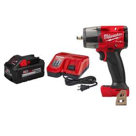 2960-20-48-59-1880 Milwaukee Impact Wrench 18v Lithium-ion Mid-torque Brushless Cordless In Red