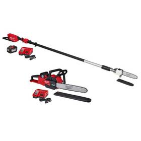 3013-21-2727-21hd Milwaukee Cordless Telescoping Pole Saw Kit Nft Chainsaw 10 Inch Lithium Ion Red