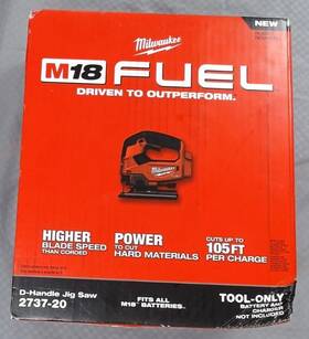 2737-20 Milwaukee 36568 18v Lithium-ion Brushless Cordless Jig Saw Tool Only