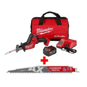 Milwaukee 445022555542 M18 Fuel 18v Lithium-ion Brushless Cordless Hackzall Reciprocating Saw Kit With