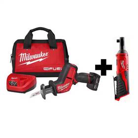 Milwaukee 445046494452 Wwwmilwaukee Reciprocating Saw Kit 3/8-inch Ratchet M12 Fuel 12-volt Lithium-ion