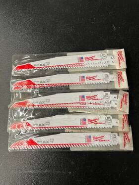 48-02-5026m Milwaukee 10x 9 Inch Sawzall The Ax Reciprocating Saw Blades 5 Tpi