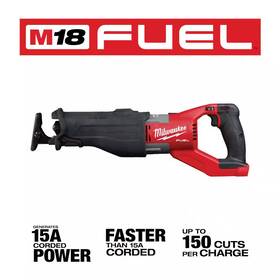 Milwaukee 711181176537 M18 Fuel 18v Lithium-ion Brushless Cordless Super Sawzall Orbital Reci