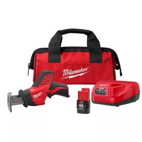 Milwaukee 726084378063 M12 12v Lithium-ion Hackzall Cordless Reciprocating Saw Kit With One 1.5ah Batte