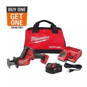 Milwaukee 744759061089 M18 Fuel 18v Lithium-ion Brushless Cordless Hackzall Reciprocating Saw Kit With 1