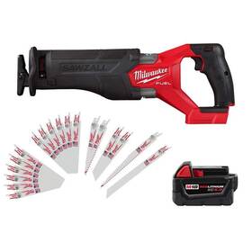 Milwaukee 882346284609 Sawzall Reciprocating Saw 18v Li-ion Cordless With Battery Blade Set