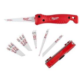 Milwaukee 882346294608 Folding Jab Saw With 6 Inch 8tpi Sawzall Drywall Blade