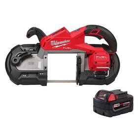 Milwaukee 882346314719 M18 Fuel 18v Lith-ion Brushless Cordless Deep Cut Band Saw With 1 5.0 Ah Battery