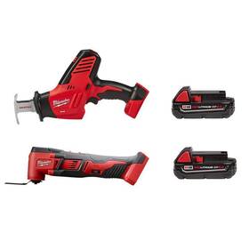 Milwaukee 888234572407 Reciprocating Saw Multi-tool 18v Li-ion Brushed With 2 2ah Batteries