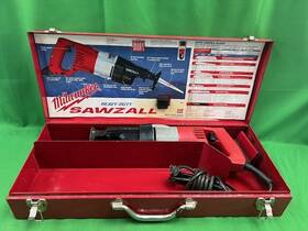 F40034455 Milwaukee Tools 6505-2 Cat No. 6509 Corded Sawzall In Case Good Working