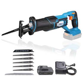 Newone 712809932450 20v Reciprocating Saw Zall Cut-off Tool With 2.5a Charger Led Working Lig
