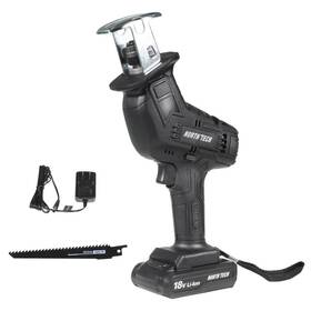 Mocrs111 North Tech Lightweight 18v Brushed Cordless Variable Speed Trigger Reciprocating Saw Kit