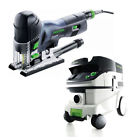 P26561593 Festool Carvex Barrel Grip Jigsaw With Dust Extractor New