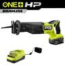 Pblrs01k Ryobi Reciprocating Saw Cordless Brushless Battery Charger 0033287195404