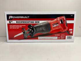 240121 Powerbuilt 6 Inch 7.5a Reciprocating Saw