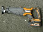 R8643 Ridgid Reciprocating Saw With Battery No Charger Ships Free