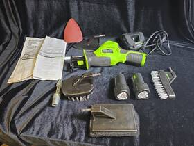 Prs-012 Reciprotools 12 Volt Reciprocating Saw Two 1.5 Li Ion Batteries Charger