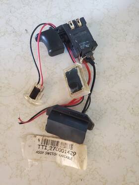 270001429 Ridgid Electric Tool Trigger Switch Assy - Oem #270001429 New Service Part