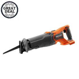 Ridgid 313033527544 18v Brushless Cordless Reciprocating Saw Adjustable Shoe Variable Speed Keyless