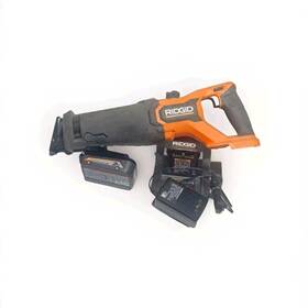 Ridgid 313039427435 18v Cordless Reciprocating Saw Kit With 2.0 Ah Battery And Charger