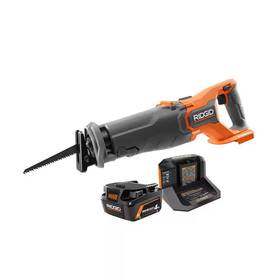 Ridgid 313044747719 18v Brushless Cordless Reciprocating Saw Kit With 1 4.0 Ah Battery And