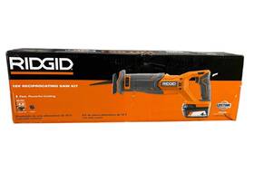 Ridgid 648846095776 18v Cordless Reciprocating Saw Kit With 4.0 Ah Battery And Charger