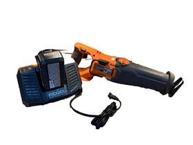 Ridgid Fb#52 Brushless Cordless Reciprocating Saw And 18v Lithium 6 Ah Battery Charger